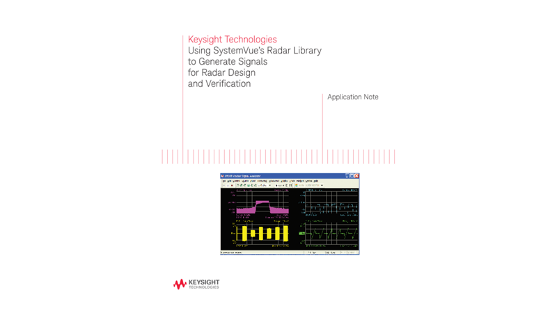 Generating Radar Signals Using SystemVue’s Radar Library